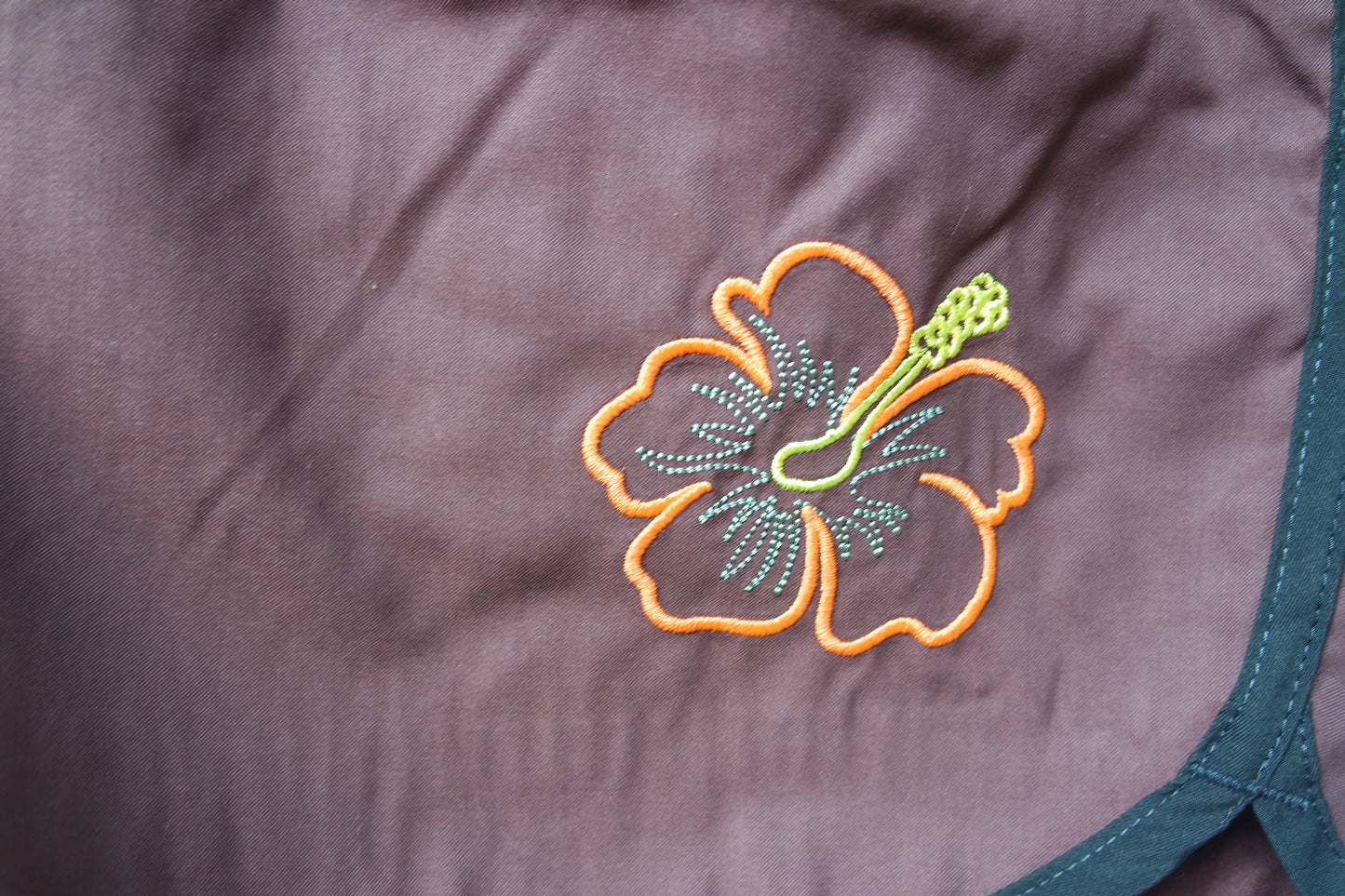 Women's Shorts/ Swim Trunks - Hawaii - Brown/Black