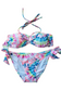 Two Piece Fashion Bikini Set - Rainbow Tye-Dye