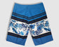 Men's Boardshorts - Tropical Blue Pattern