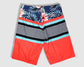 Men's Boardshorts - Multicolored Hibiscus