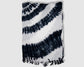 Tasseled Sarong - Circular Black and White Tie Dye